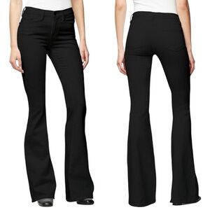Frame Denim Forever Karlie High Waist Flare Jeans Film Noir